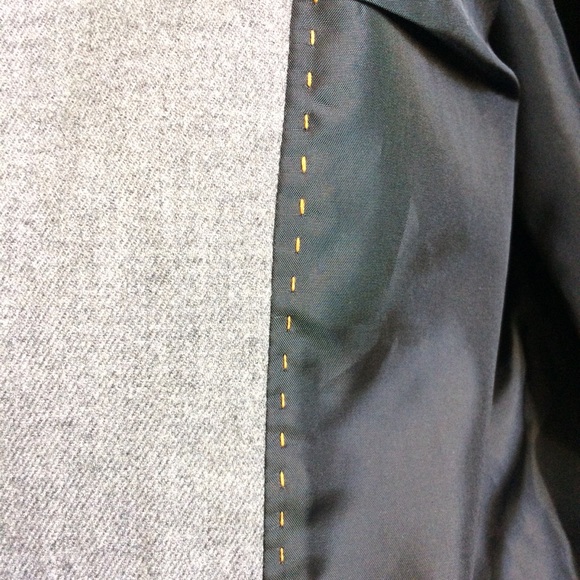 NWOT Gray and Navy Blue blazer - Picture 6 of 8